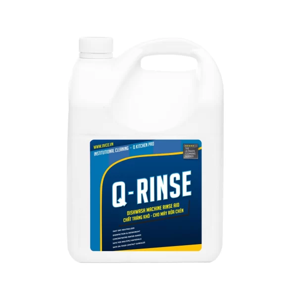 Q RINSE chất tráng khô cho máy rửa bát quy cách 4 lít