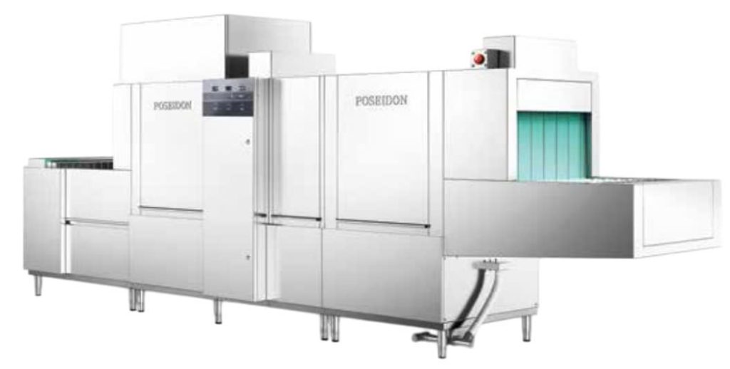 Máy Rửa Bát Công Nghiệp Băng Chuyền