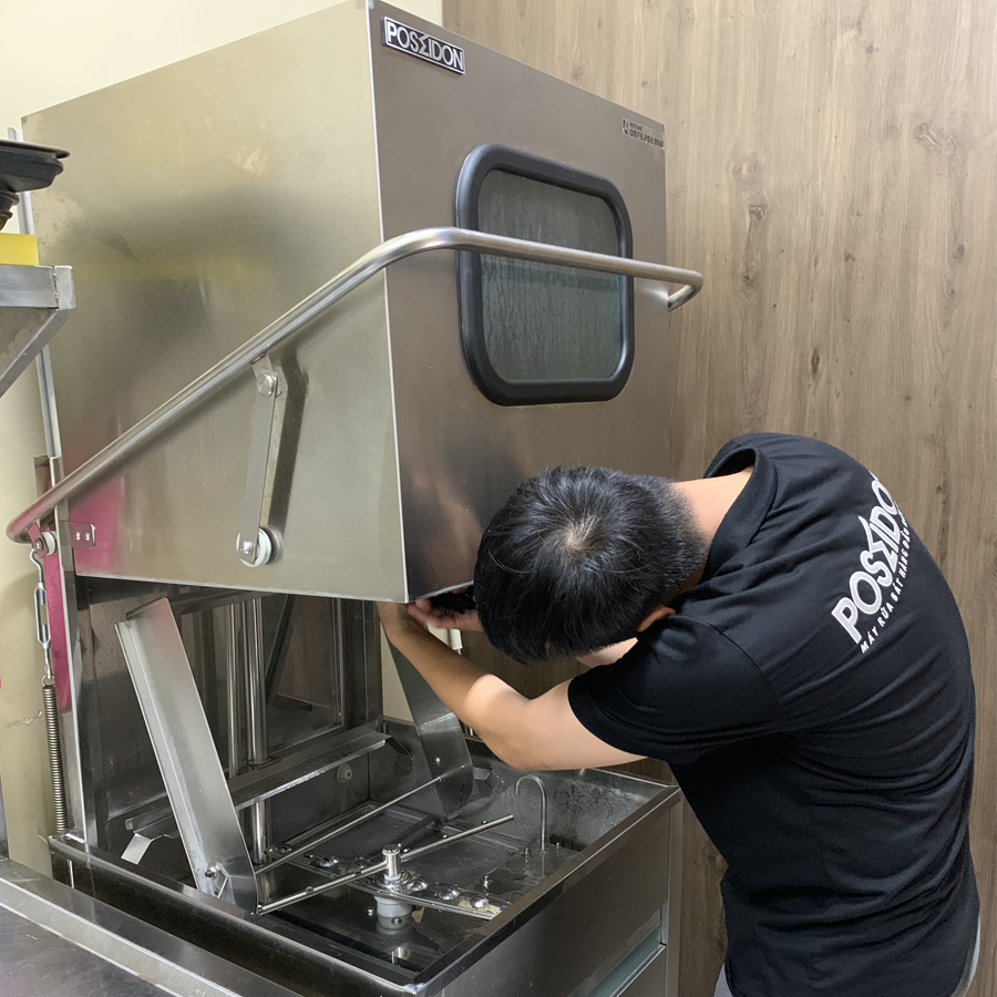 Lịch bảo trì máy rửa bát Poseidon định kỳ